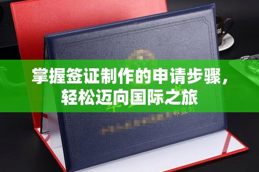 南陵掌握签证制作的申请步骤，轻松迈向国际之旅
